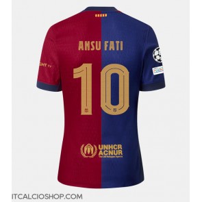 Barcelona Ansu Fati #10 Prima Maglia 2024-25 Manica Corta